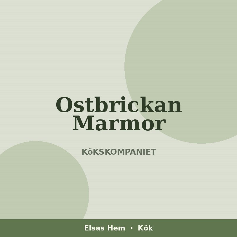 Ostbrickan Marmor