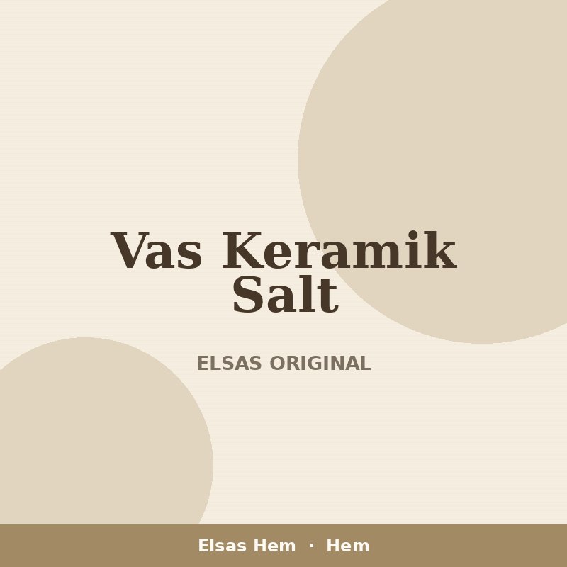 Vas Keramik Salt