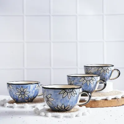 Kaffekopp Blåklint, 4-pack