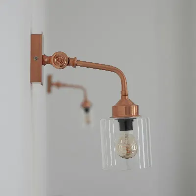 Vägglampa Koppar