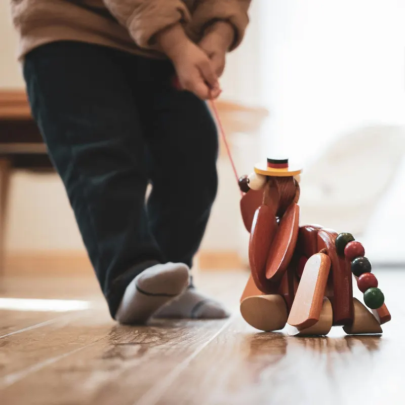 Dragleksak Hund