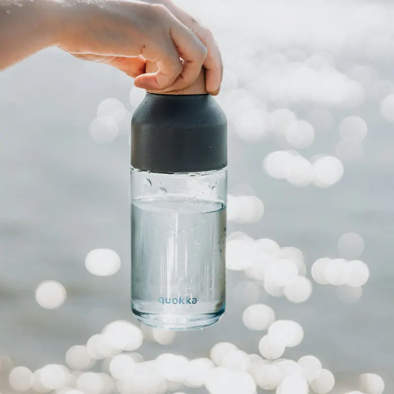 Glasflaska med lock 1 l