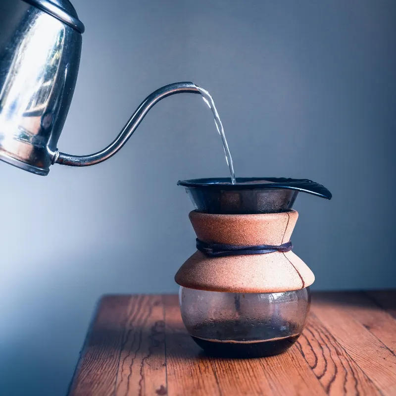 Pour over-bryggare glas & kork